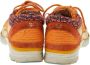 Chanel Vintage Pre-owned Leather sneakers Orange Dames - Thumbnail 4