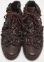Chanel Vintage Pre-owned Leather sneakers Purple Dames - Thumbnail 3