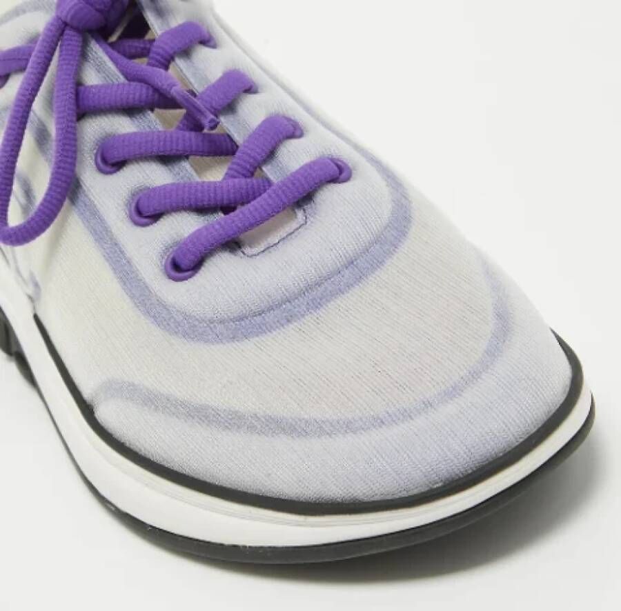 Chanel Vintage Pre-owned Mesh sneakers Purple Dames