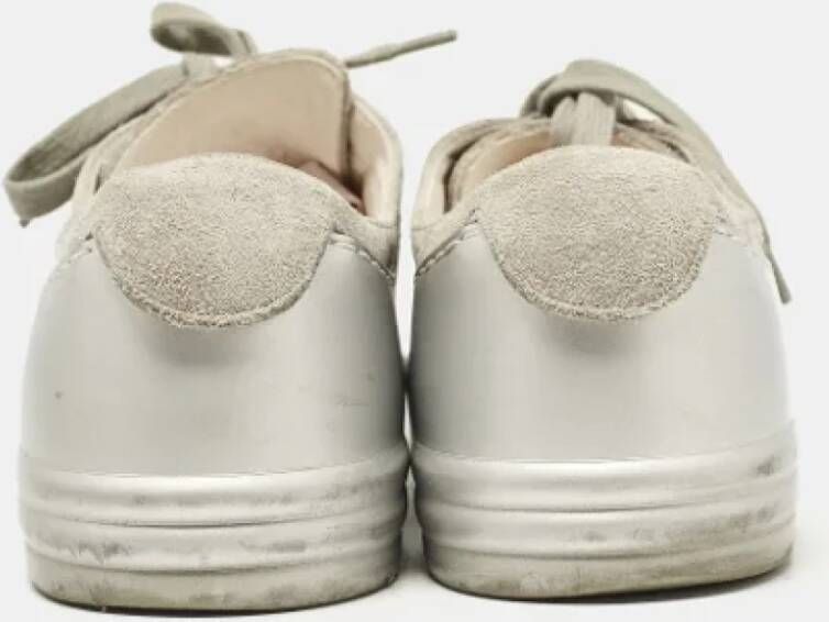 Chanel Vintage Pre-owned Rubber sneakers Gray Dames