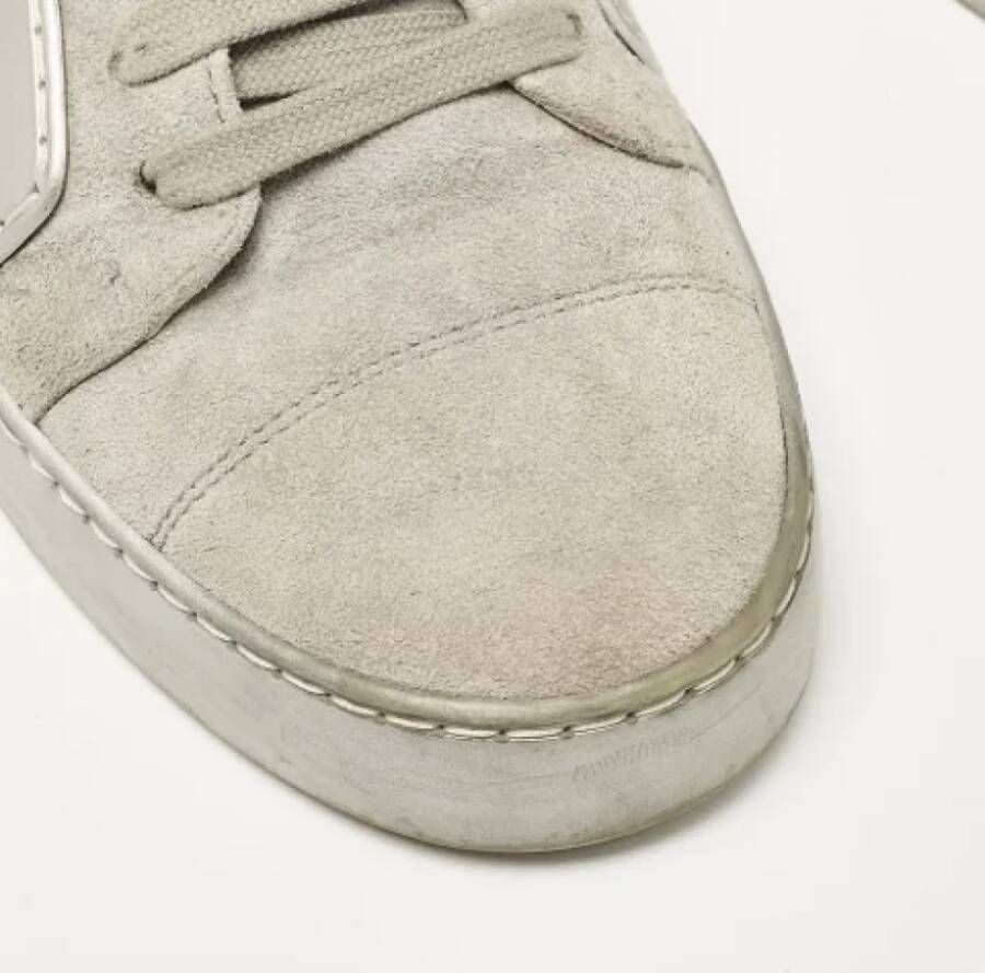Chanel Vintage Pre-owned Rubber sneakers Gray Dames