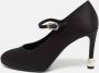 Chanel Vintage Pre-owned Satin heels Black Dames - Thumbnail 2