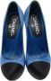 Chanel Vintage Pre-owned Satin heels Blue Dames - Thumbnail 2
