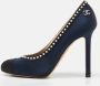 Chanel Vintage Pre-owned Satin heels Blue Dames - Thumbnail 2
