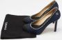 Chanel Vintage Pre-owned Satin heels Blue Dames - Thumbnail 9