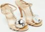 Chanel Vintage Pre-owned Satin sandals Beige Dames - Thumbnail 4