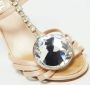 Chanel Vintage Pre-owned Satin sandals Beige Dames - Thumbnail 7