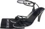 Chanel Vintage Pre-owned Satin sandals Black Dames - Thumbnail 7