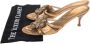 Chanel Vintage Pre-owned Satin sandals Yellow Dames - Thumbnail 7