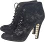 Chanel Vintage Pre-owned Suede boots Black Dames - Thumbnail 3