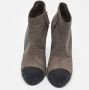 Chanel Vintage Pre-owned Suede boots Gray Dames - Thumbnail 3