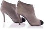 Chanel Vintage Pre-owned Suede boots Gray Dames - Thumbnail 5