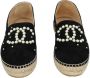 Chanel Vintage Pre-owned Suede espadrilles Black Dames - Thumbnail 4