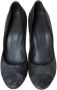 Chanel Vintage Pre-owned Suede heels Black Dames - Thumbnail 2