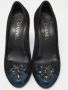 Chanel Vintage Pre-owned Suede heels Black Dames - Thumbnail 2