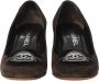 Chanel Vintage Pre-owned Suede heels Brown Dames - Thumbnail 2