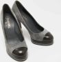 Chanel Vintage Pre-owned Suede heels Gray Dames - Thumbnail 4