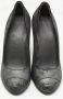 Chanel Vintage Pre-owned Suede heels Gray Dames - Thumbnail 3