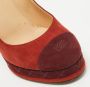 Chanel Vintage Pre-owned Suede heels Red Dames - Thumbnail 7
