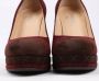Chanel Vintage Pre-owned Suede heels Red Dames - Thumbnail 5