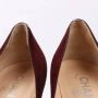 Chanel Vintage Pre-owned Suede heels Red Dames - Thumbnail 6