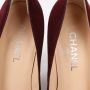 Chanel Vintage Pre-owned Suede heels Red Dames - Thumbnail 7