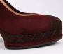 Chanel Vintage Pre-owned Suede heels Red Dames - Thumbnail 9