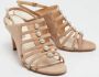 Chanel Vintage Pre-owned Suede sandals Beige Dames - Thumbnail 4
