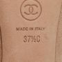 Chanel Vintage Pre-owned Suede sandals Beige Dames - Thumbnail 8