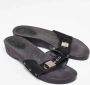 Chanel Vintage Pre-owned Suede sandals Black Dames - Thumbnail 4