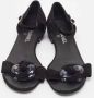 Chanel Vintage Pre-owned Suede sandals Black Dames - Thumbnail 3