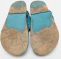 Chanel Vintage Pre-owned Suede sandals Blue Dames - Thumbnail 6