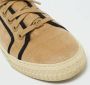 Chanel Vintage Pre-owned Velvet sneakers Beige Dames - Thumbnail 6