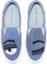 Chiara Ferragni Collection Denim Slip-On Sneakers Blue Dames - Thumbnail 4