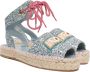 Chiara Ferragni Collection Flat Sandals Gray Dames - Thumbnail 2
