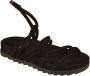 Chiara Ferragni Collection Flat Sandals Zwart Dames - Thumbnail 2
