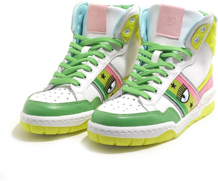 Chiara Ferragni Collection Hoge sneakers Groen Dames