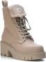 Chiara Ferragni Collection Geborduurde Denim Bootie Beige Dames - Thumbnail 2