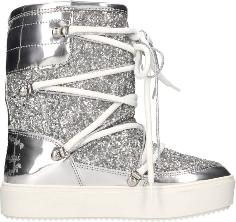 Chiara Ferragni Collection Laarzen Zilver Gray Dames