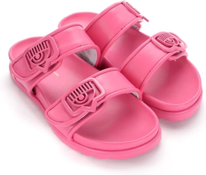 Chiara Ferragni Collection Platte sandalen Roze Dames
