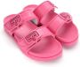 Chiara Ferragni Collection Dubbele Band Fuchsia Sandalen - Thumbnail 7