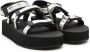Chiara Ferragni Collection Stijlvolle zwarte platte sandalen met Logomania-bandjes Black Dames - Thumbnail 9