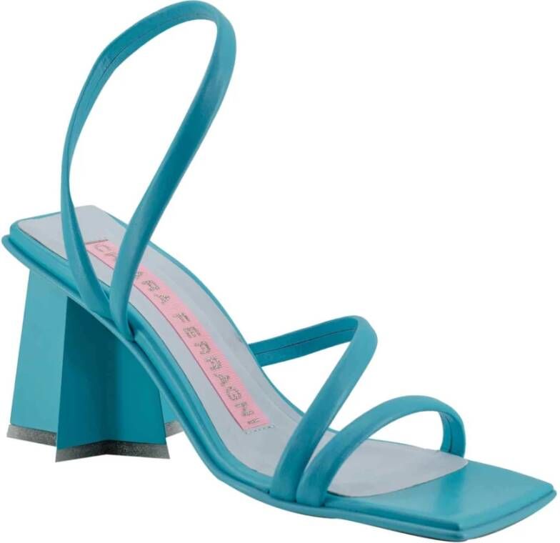 Chiara Ferragni Collection Sandalen met hoge hakken Blauw Dames