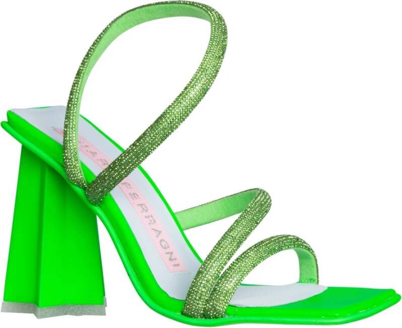 Chiara Ferragni Collection Sandalen met hoge hakken Groen Dames