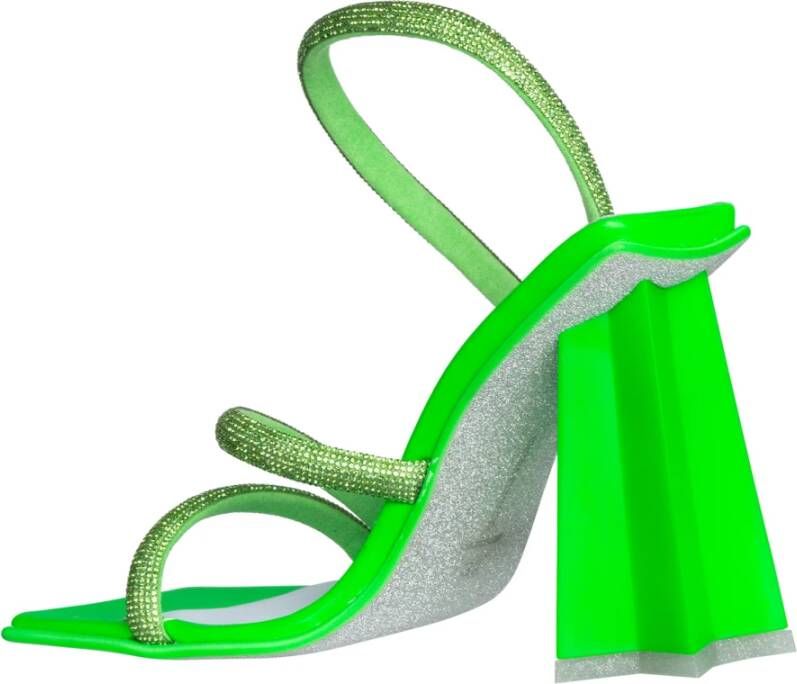 Chiara Ferragni Collection Sandalen met hoge hakken Groen Dames