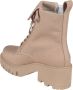 Chiara Ferragni Collection Geborduurde Denim Bootie Beige Dames - Thumbnail 6