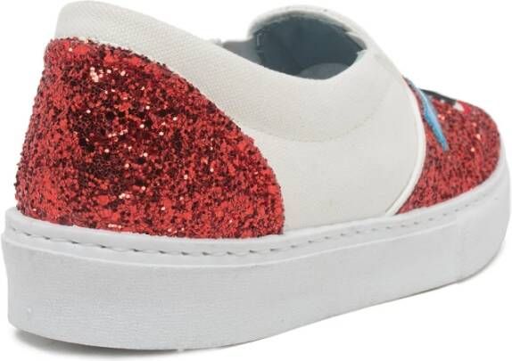 Chiara Ferragni Collection WitRood Slip-On Schoenen Multicolor Dames