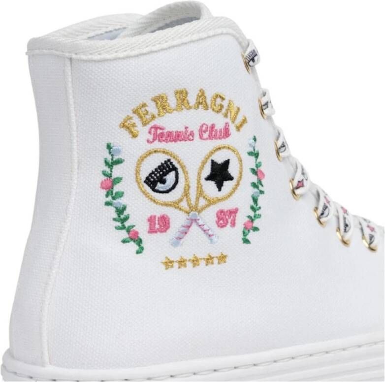 Chiara Ferragni Collection Witte lage sneakers