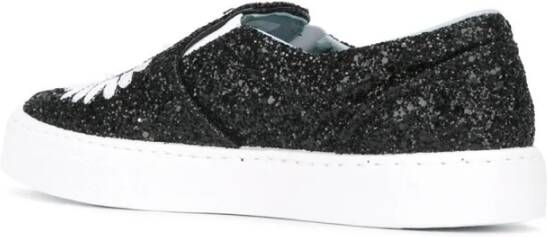 Chiara Ferragni Collection Zwarte Slip-On Schoenen Black Dames