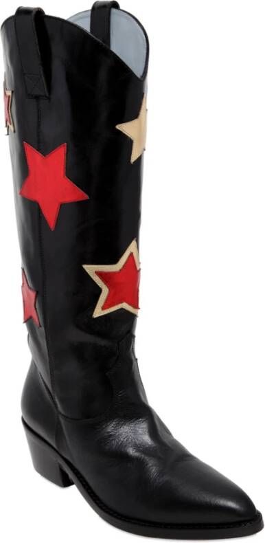 Chiara Ferragni Collection Zwarte Texani Laarzen Collectie Black Dames